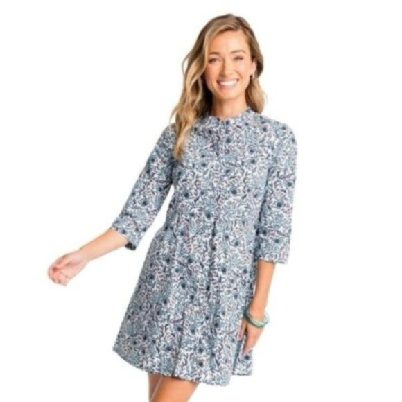 Southern Tide Kambry Fluer Printed Dress - Picture 1 of 3